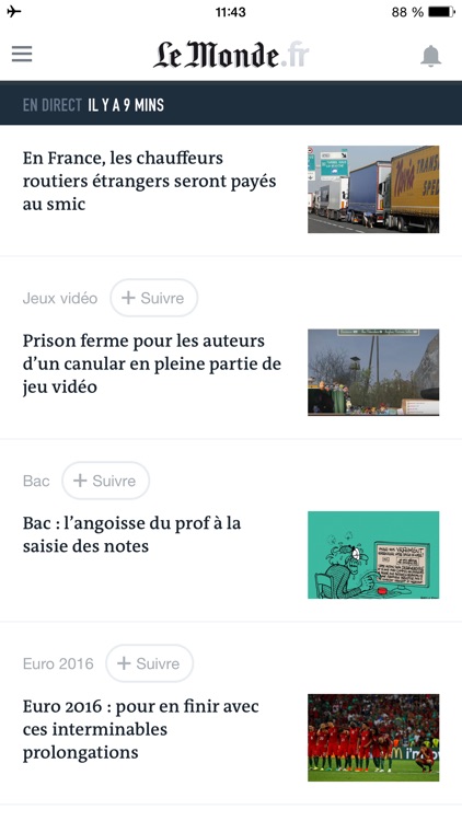 Le Monde, l'info en continu