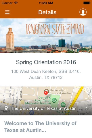 UT Austin Orientation screenshot 2