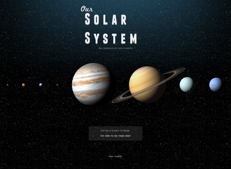 A Solar System Journey
