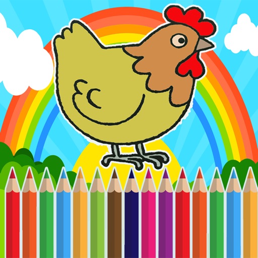 Farm Coloring Touch To Color and Preschool icon