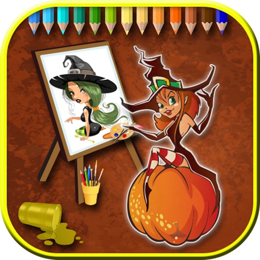 Halloween Color Paint For Kids & Adults iOS App