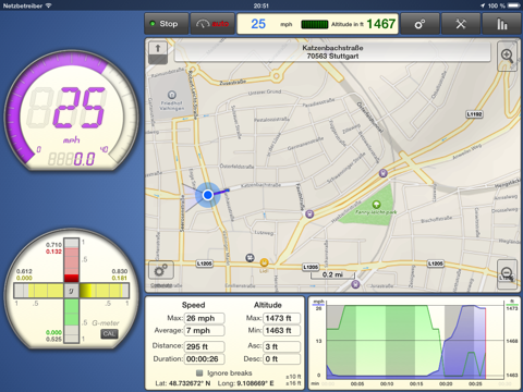 Скриншот из GPSSpeed Scooter: The GPS tool