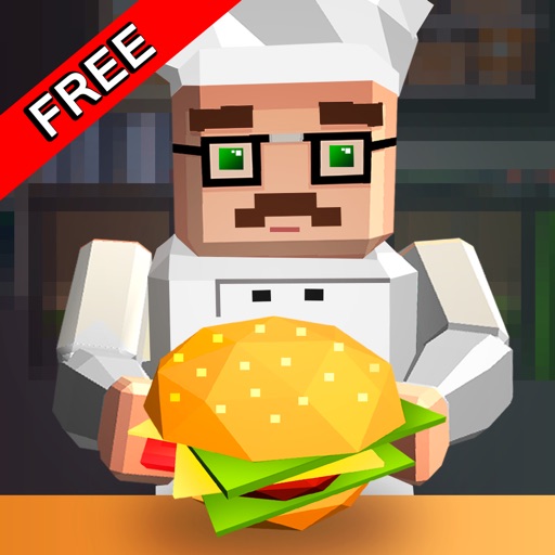 Pixel Burger Simulator 3D iOS App