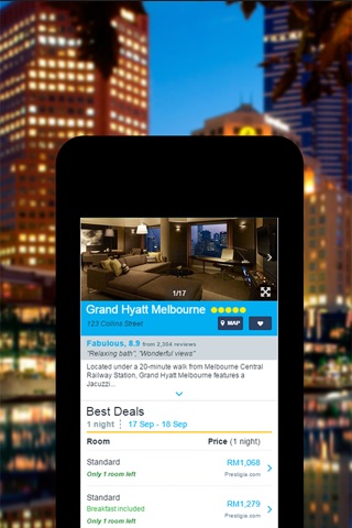 Melbourne Australia Hotel Travel Booking Deals screenshot 3