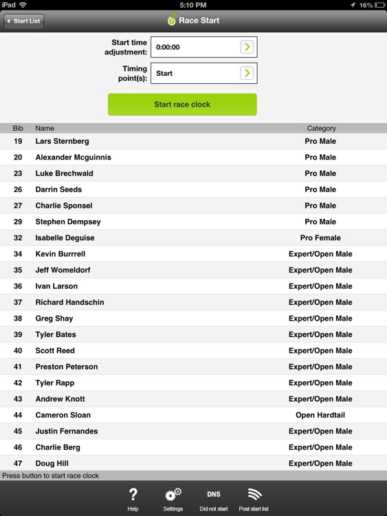 Webscorer Race & Lap Timer HD