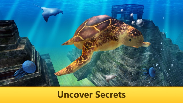 Ocean Turtle Simulator: Animal Quest 3D(圖2)-速報App