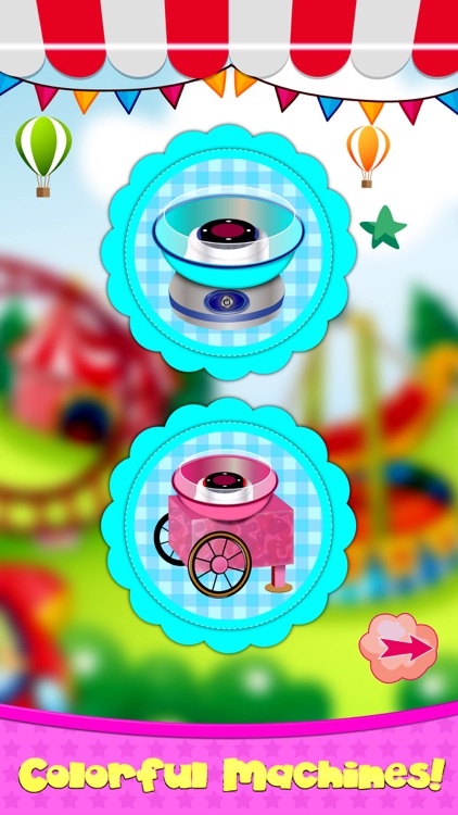 Rainbow Cotton Candy Maker 2 Carnival Fair Food screenshot-4