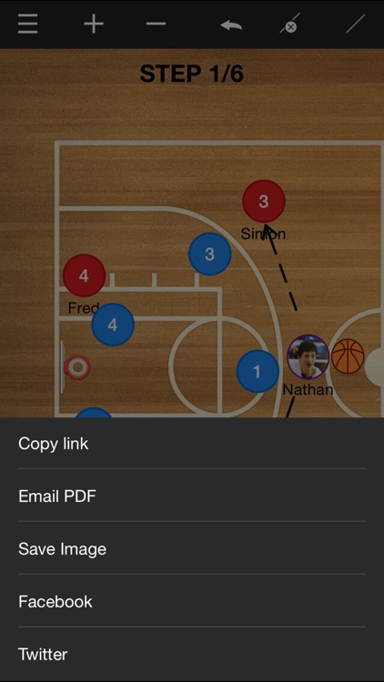 Basketball coach's clipboard screenshot-3