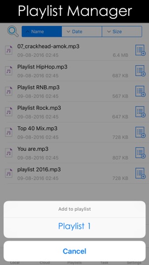 Music & Video manager plus playlist creator for Dropbox(圖3)-速報App