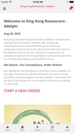 King Kong Restaurant - Adelphi Online Ordering(圖1)-速報App