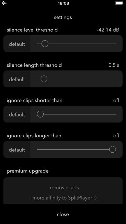 SplitPlayer: Silence Detector screenshot-3