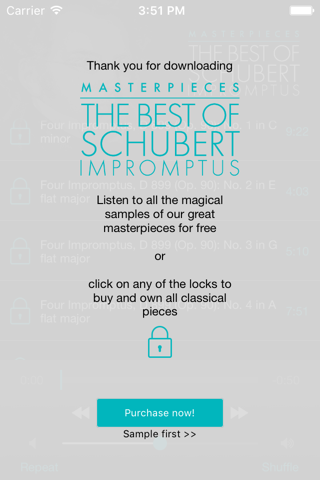 Schubert: Impromptus screenshot 2