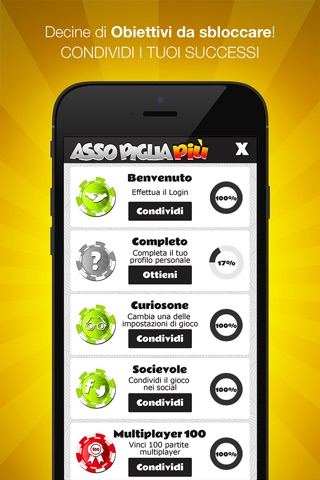 Assopiglia Più Giochi di Carte screenshot 4