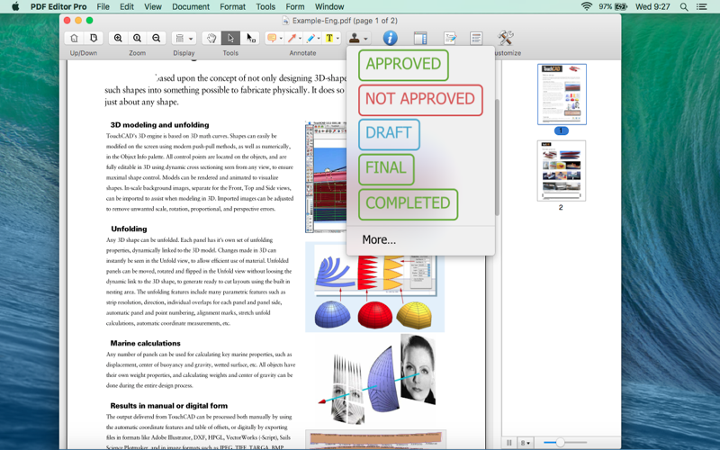 Скриншот из PDF Editor Pro - for Adobe PDF Annotate, Fill Form