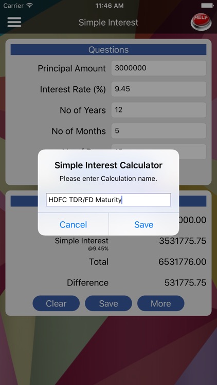 simple interest calculator by girish chovatiya