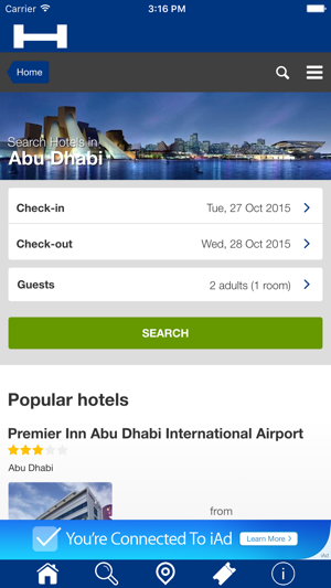 Abu Dhabi對於今晚與地圖和旅行遊覽比較和預訂酒店
