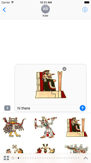 Aztec Art - Stickers for iMessage(圖3)-速報App