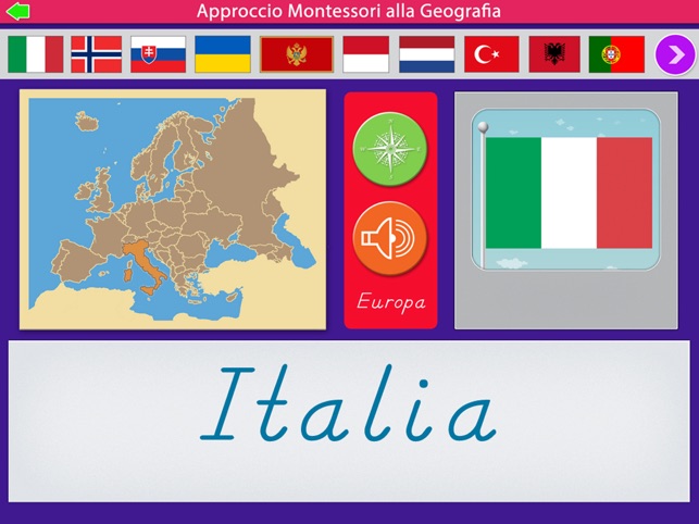 Le Bandiere dell’Europa- Montessori Geografia(圖2)-速報App