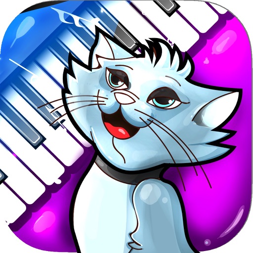 Cat Piano Toy and Kitten Keyboard Tunes Icon