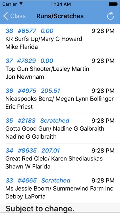 Horse Show Tracker by FunnWare screenshot-3