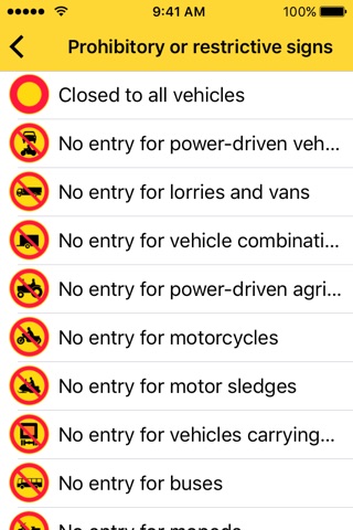 Traffic signs in Finland screenshot 2