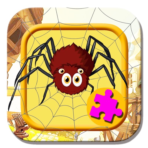 Little Spider Cartoon Game Jigsaw Puzzle Version Icon