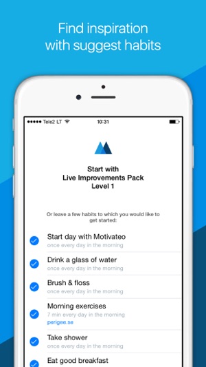 Motivateo — daily routine, goals & habits tracker.(圖2)-速報App