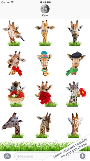 Free Stickers - Live Giraffes 2(圖4)-速報App