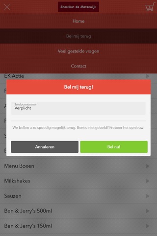 Snackbar de Merenwijk screenshot 3