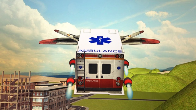 Flying Ambulance Driving simulator(圖3)-速報App