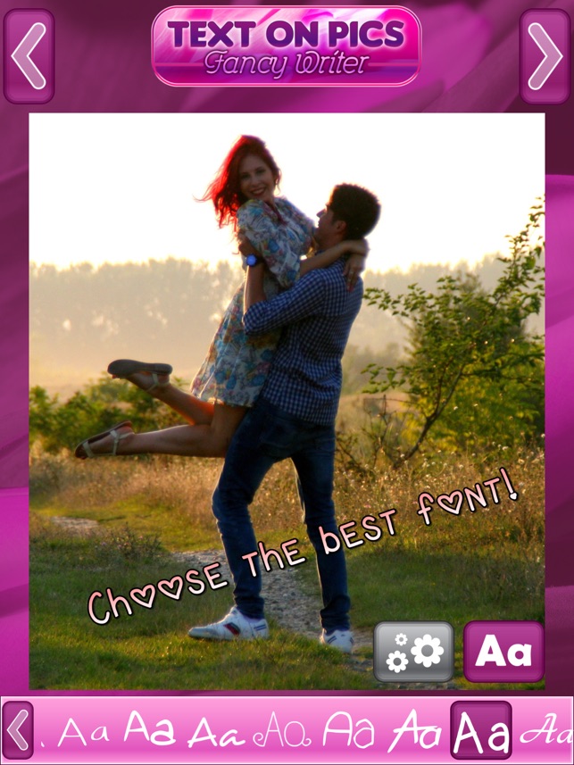 Text on Pics Fancy Write r for Adding Caption s over s Text on Pics Fancy Write r for Adding Caption s over s