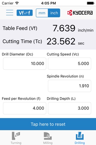 KYOCERA Formula screenshot 2