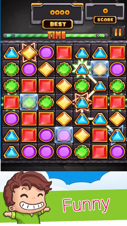 Gem Mania:Diamond Match Puzzel