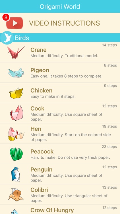 ORIGAMI 3D: explore new magic paper creations