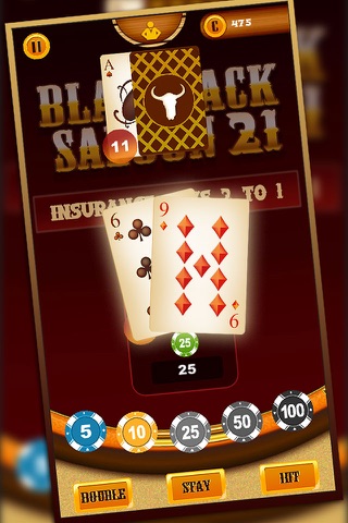 Blackjack Saloon 21 screenshot 3