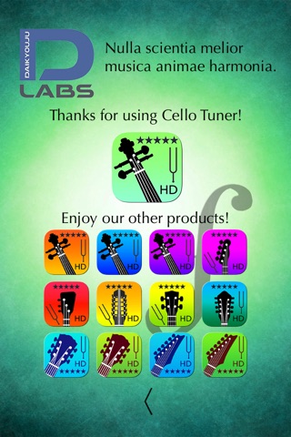 Cello Tuner Professional screenshot 4