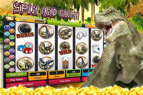 Slot Machine Jurassic World Park edition screenshot 2