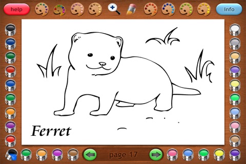 Coloring Book 18 Lite: Forest Babies screenshot 4