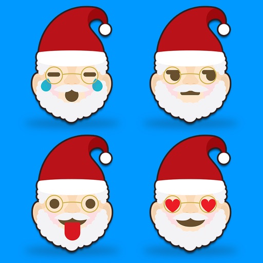 Merry Christmas Emoji - Holiday Emoticon Stickers &amp; Emojis Icons for