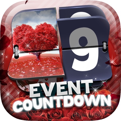 Event Countdown Beautiful Wallpaper  - “ Love in My Heart ” Pro icon