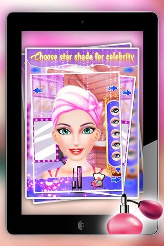 SuperStar Fashion Girl Spa Salon - Makeover Make Up & Dress Up - Teen Girl Game screenshot 2