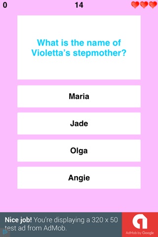 Trivia for Violetta - Fan Quiz for TV cartoon movie series screenshot 4