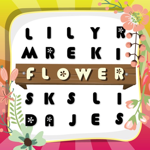 Word Finder Flower in the Garden icon