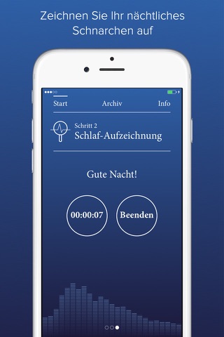 snore clinic – Die Schnarchanalyse-App der Klinik Prof. Sailer screenshot 3