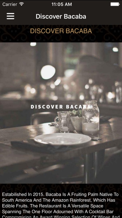 Bacaba Cocktail Bar & Dining