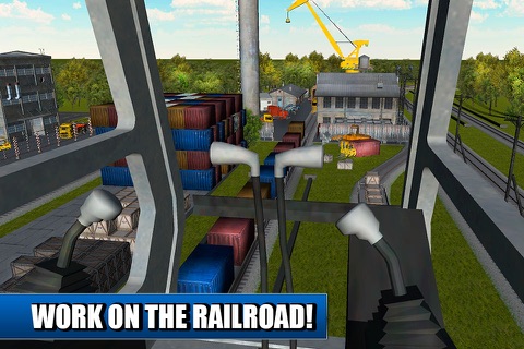 Cargo Crane Simulator 3D: Train Station screenshot 2