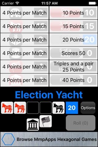 Election Yacht - With dice to celebrate democracy in the United States of America screenshot 4