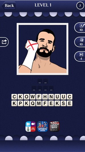 Wrestler Quiz - guess the famous wrestling stars name from a(圖2)-速報App