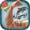 Photo tattoo stickers and adhesives