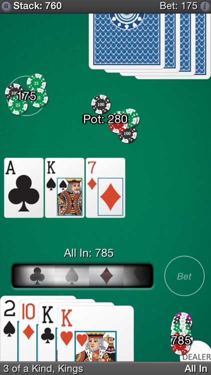 Heads Up: All In (1-on-1 Poker)